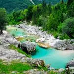 Soča's pools